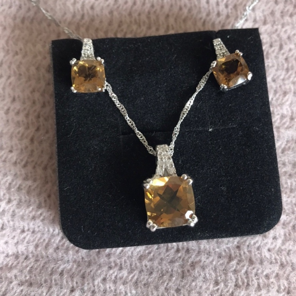 NWOT Necklace & Earrings Set